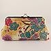 Toraway Wallet, Lady Vintage Flower Hasp Coin Purse Wallet Clutch Bag (Yellow)