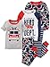 Carter's Baby Boys' 5-Piece Cotton Snug-fit Pajamas