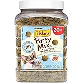 Purina Friskies Natural Cat Treats, Party Mix Natural Yums With Wild Caught Tuna and Added Vitamins, Minerals and Nutrients -