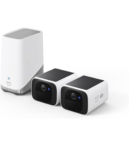 Amazon.com : eufy Security S220 SoloCam 4-Cam Pack with Homebase 3