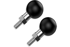 Mohists 1 inch Ball Mount Base Ball Holder with Threaded Bolt 1/4-20 Compatible with RAM Mounts B Size 1" Double Socket Arm(M
