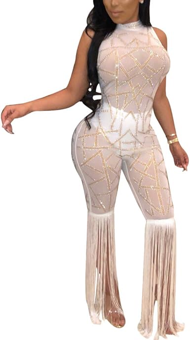 jumpsuit rhinestones