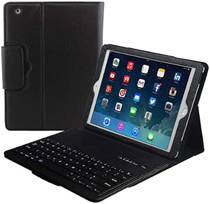 Eoso Keyboard Case For Apple Ipad 2 3 4 Folding Leather Folio Cover With Removable Bluetooth Keyboard For Ipad 2 3 4 Tablet Black Amazon Sg Electronics