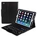 Eoso Keyboard Case for Apple iPad 2/3/4 Folding Leather Folio Cover with Removable Bluetooth Keyboard for iPad 2/3/4 Tablet (Black) primary