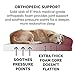 Furhaven Pet Dog Bed | Orthopedic Quilted Traditional Sofa-Style Living Room Couch Pet Bed w/ Removable Cover for Dogs & Cats, Wine Red, Jumbo Plusthumb 3