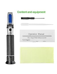 Refractómetro de compensación de temperatura de salinidad, portable, automático, para acuario, hidrómetro, 0 100 ppt y 1.000 1.070, densidad específica de salinidad