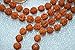 Rudraksha Rudraksh mala beads divine necklace 6 mm 108+1 meditation prayer beads 5 faceted 5 mukhi - spiritually energized hand knotted mala for nirvana w/free Velvet Rosary Pouch - US Seller