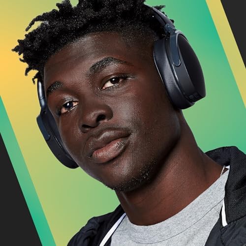 Hesh Evo Over-Ear Wireless-Kopfhörer, 36 Std. Akkulaufzeit, Mikro, kompatibel mit iPhone, Android und Bluetooth-Geräten - Schwarz