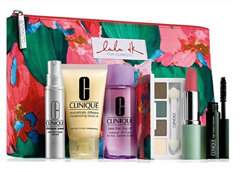 Clinique Skin Care Makeup 7 Pc Gift Set 2015 Winter Smart Custom-Repair Serum & More (Autumn Nights)