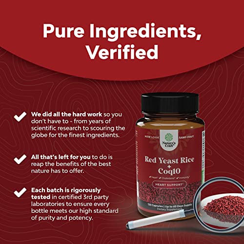 Extra Strength Red Yeast Rice Supplement Potent CitrininFree Red