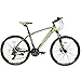 Merax 26″ Aluminum 24-Speed Mountain Bike with Disc Brakes Lightweight Bicycle (Gray&Green)thumb 1