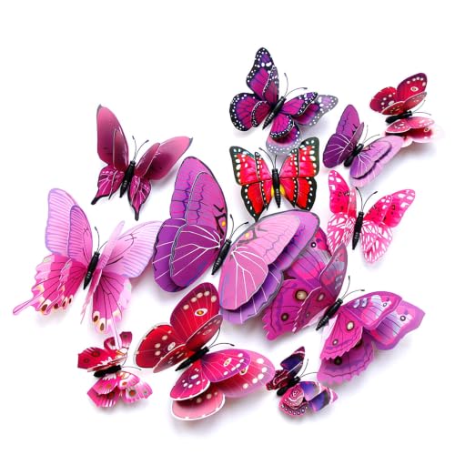 OPSEAM 3D Butterfly Wall Decor