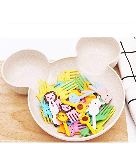 Mini Tiere Obst gabeln Zahnstocher für Kinder -Cocktails Vorspeisen Früchte Desserts Partyzubehör Obstspieß Picks- Bento… – Bild 3