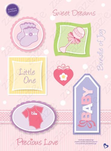 Sweet &amp; Cute Zazie Oversize Baby Girl Card