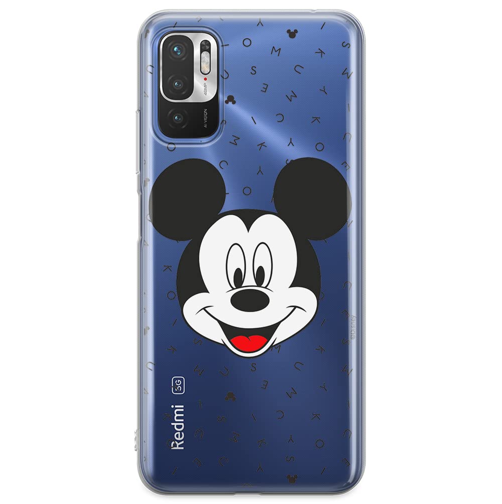 ERT GROUP mobile phone case for Xiaomi REDMI NOTE 10 5G / POCO M3 PRO original and officially Licensed Disney pattern Mickey 020 adapted to the shape of the mobile phone, partially transparent