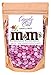 Pink Medley m&m 1 Pound Milk Chocolate in CandyOut Sealed Stand Up Bag
