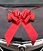 Giant Red Bow for Cars 23” Perfect on a New Car Big Bows Tie, for Birthday Gifts on Graduation Gifts, New Houses, Christmas Presents. A Multipurpose Bow for Many Surprises.