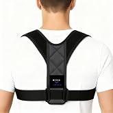 ISMA Posture Corrector for Women &amp; Men, Adjustable Back Brace Posture Corrector, Upper Back &amp; Shoulder Brace, Back Straightener for Better Posture, Breathable Clavicle Support for Everyday Wear