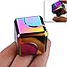 Metal Fidget Cube Square Rainbow Fidget Spinner Hand Spinner Relieves Stress and Anxiety Attention Decompression toys