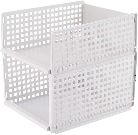 Amazon Lululife 収納バスケット スタッキングバスケット プラスチック 雑貨バスケット 野菜 長方形 A ２個 かご バスケット オンライン通販