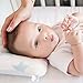 Newborn Baby Head Shaping Pillow - Washable, Neck Support for Infant Preventing Flat Head Syndrome - 2 Baby Bibs and Parenting Ebook Included