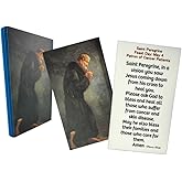Westmon Works St Peregrine Patron Saint of Cancer Holy Card Set Prayer on Back Patron, Pack of 10