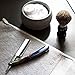 Premium Straight Razor with Modern Blue Handle and Travel Case
