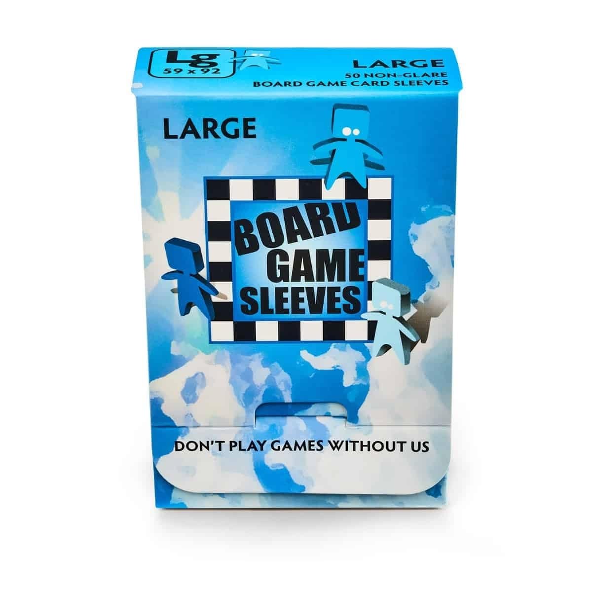 Board Game Sleeves: Large (Non-Glare) 59x92mm