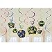 Teenage Mutant Ninja Turtles Party Decoration Supplies Pack Including Hanging Swirls, Table Decorating Kit, Jumbo Banner, and Straws