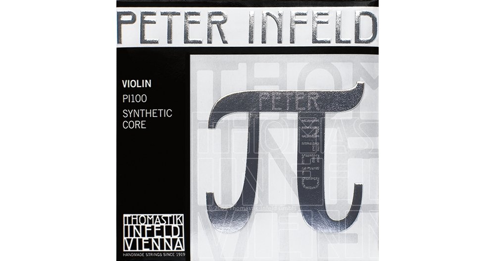 Thomastik single string for violin 4/4 Peter Infeld Synthetic Core - A-string synthetic core, aluminum wound, medium