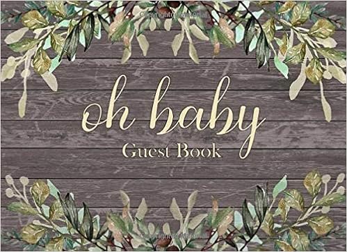 oh baby guest book