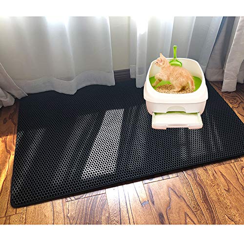 MUNTO Cat Litter Mat Large,XXL Cat Litter Mat,Plus Cat Litter Mat,Jumbo Size 28 x 47 inch Kitty Litter Mat,Extra Large Litter Box Mat,XXL Kitty Litter Mats,Plus Kitty Litter Mats
