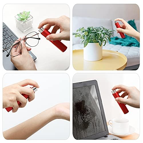 YOCASII 3pcs 8ML Perfume Atomizer, Travel Refillable Bottles Empty with 3 Droppers, Portable Mini Perfume Spray Bottle, Container Travel Cologne Dispenser with Gift Bag