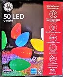 GE Energy Smart 50 Multicolor LED C-9 Holiday/Christmas Lights - 32.6ft String (Indoor/Outdoor) (1)