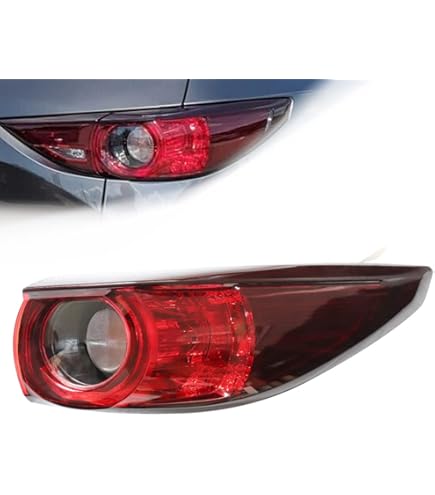 Luz Trasera Derecha Halógena Para Mazda CX5 2017-2021 - Lado Pasajero, Completa Con Bombillas, Certificada DOT/SAE