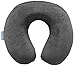 TravelMate Memory Foam Neck Pillow - Adjustable Thickness for Best Comfort, Grey