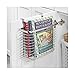 iDesign Axis Metal Over the Cabinet Storage Organizer, Waste Basket, for Aluminum Foil, Sandwich Bags, Cleaning Supplies, Garbage Bags, Bath Supplies, 5