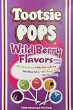 Tootsie Pops Lollipops Wild Berry Flavors 100 Count Box