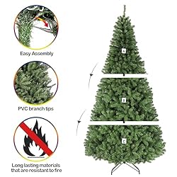 Hykolity 6.5 ft Christmas Tree, Premium Spruce