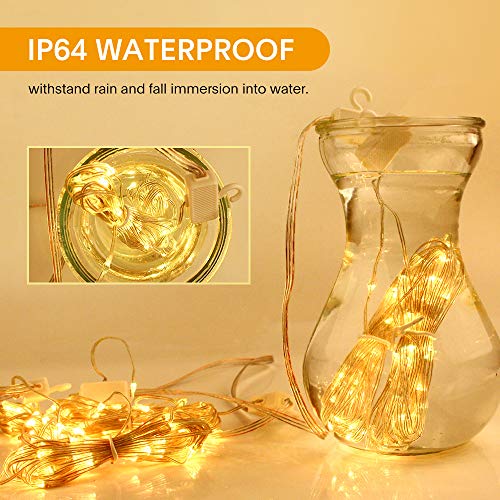 KJOY 16 Color Changing Rainbow Curtain Lights Backdrop Window String Lights, 310LED USB Remote Control Fairy Icicle Lights for Valentine\'s Day, Bedroom, Weddings, Party, Christmas Decor, Birthday