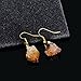 Chakra stone earring Healing earring Yoga earring Irregular Natural Citrine Earrings Natural stone Gemstone Fashion pendant necklace Jewelry