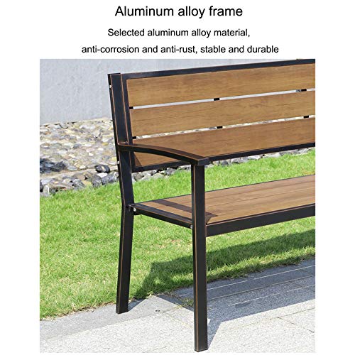 household products Park Stuhl Outdoor Bank, Gusseisen Freizeit Sitzbank Mit Rückenlehne, Gartenbank Mit Wasserdichtem… – Bild 5