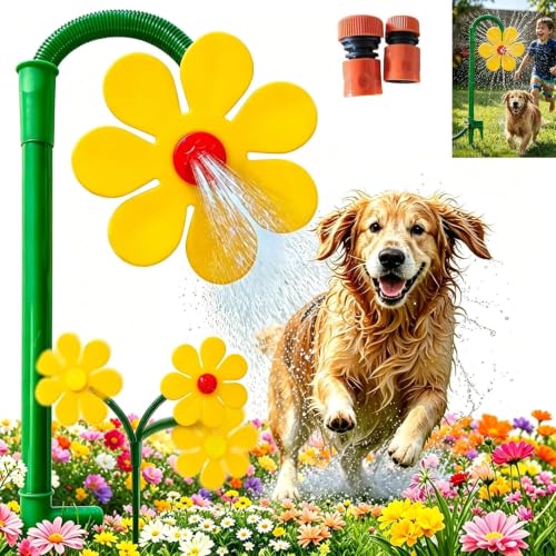 High Pressure Sprinkler Nozzle Nozzle | Adjustable Spray Accessory Hand Resistant | High Pressure Nozzle for Garden Hose | (Orange)
