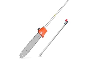Gabasinover Pole saw Attachment for Attachment Capable String Trimmers Polesaws Powerheads Compatible with Hus 128LD dewalt other most bland model Powerheads Sliver