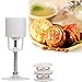 WinnerEco Hand-Pressure ice Moon Cake Round Mooncake Mold Mould 4 Flower Plant Stamps Decoration DIY Tools