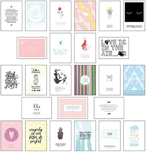 Download Postkarten Set - Postkarten Sprüche mit 25 hochwertigen versch. liebevollen Motiven und wunderschönen Sprüchen und Zitaten PDF