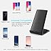 Pansonite QI Wireless Charger, Fast Wireless Charging Pad Stand for iPhone X/8/8 Plus,Nexus 4/5/6/7, Samsung S8/S8+/S7/S7 Edge/S6/S6 Edge+/Note 5 and Other Qi-Enabled Devices (Black)