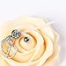 BODYA Silver White Gem Baby Feet Dangle 14g Flexible BioFlex Maternity Pregnancy Pregnant Navel Barbell Belly Button Ring