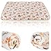 iNNEXT Puppy Blanket Pet Cushion Small Dog Cat Bed Soft Warm Sleep Mat, Pet Dog Cat Puppy Kitten Soft Blanket Doggy Warm Bed Mat Paw Print Cushion