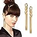 Bluelans® Fashion Celebrity Women Ladies Long Dangle Chain Earrings Golden Tassel Chain Ear Stud